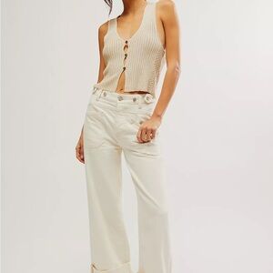 Free people Palmer cuffed jeans